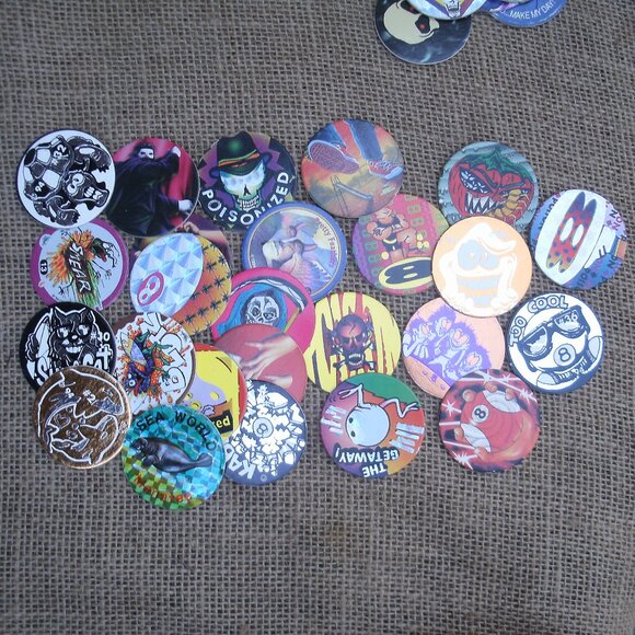 Vintage Pog Collection in Plastic Storage Tube - Picture 5 of 16